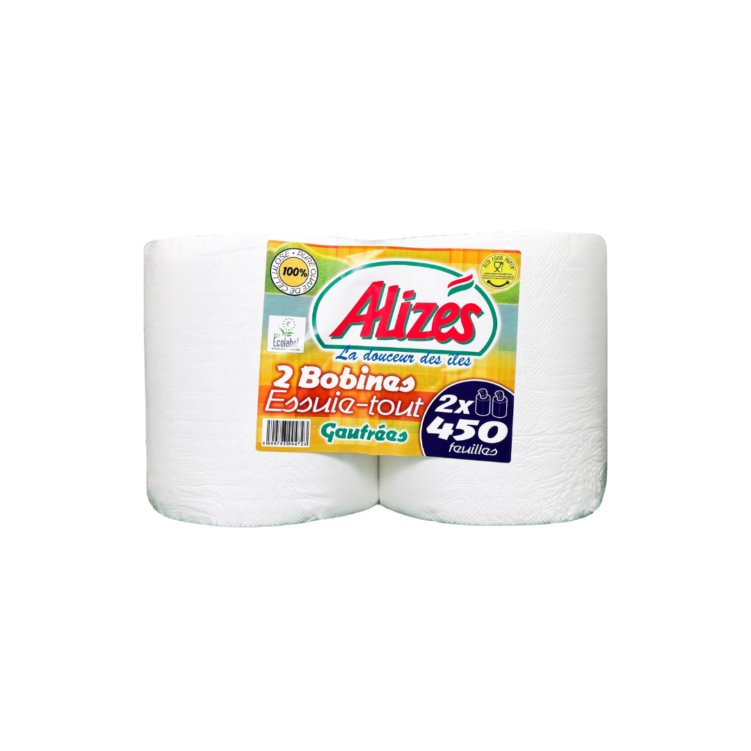 Bobines gaufres 450f x2 Alizés