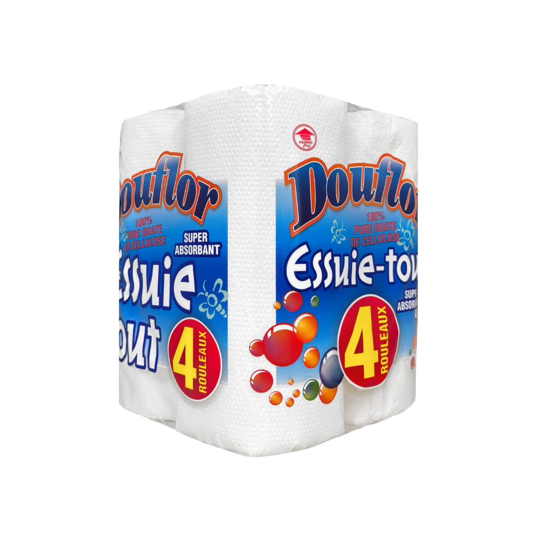 Essuie-tout Douflor 4 Rouleaux Blanc