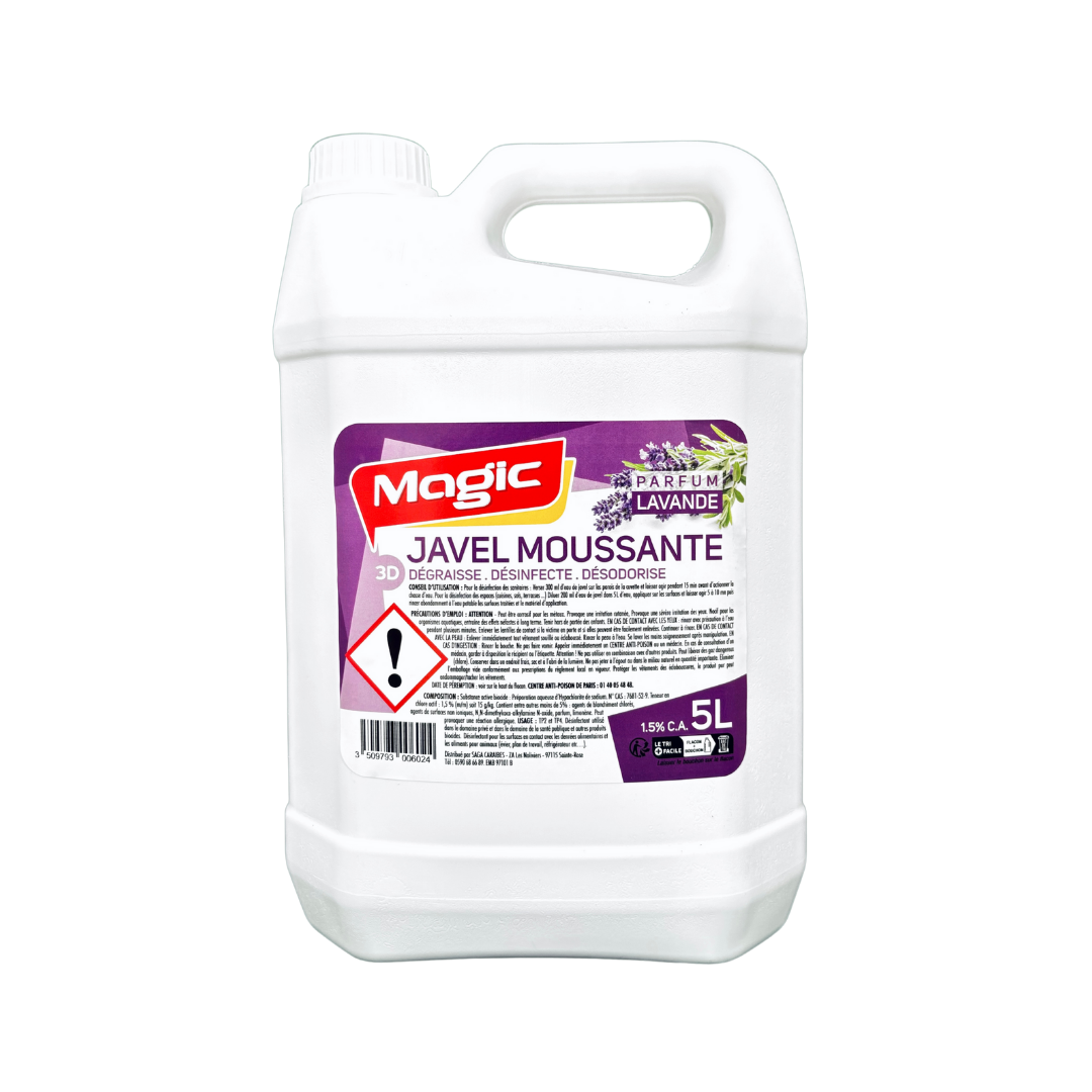 Javel Moussante Magic Lavande 5l
