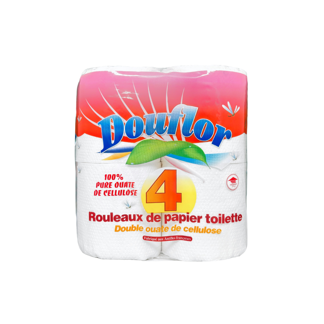 Papier Toilette Douflor 4 Rouleaux Blanc-96 Rouleaux